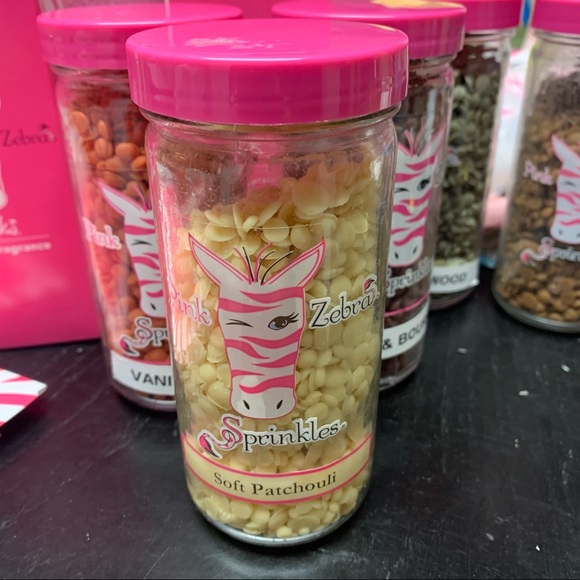 Soft Patchouli Pink Zebra Sprinkles